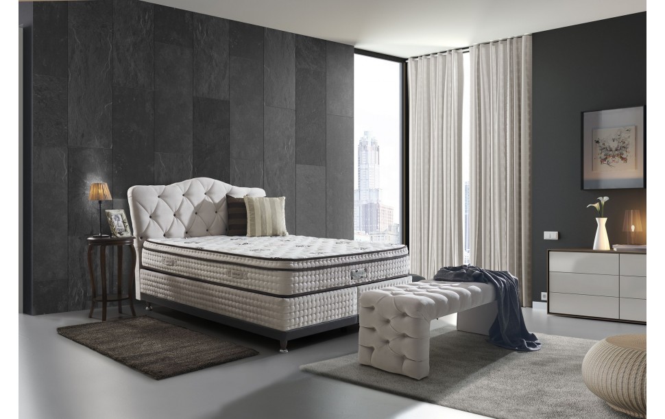 Boxspringbett Gonca mit Bettkasten Miray